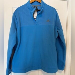 Adidas Vibrant Blue Quarter-Zip Top